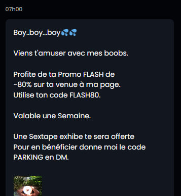 Analyse de Push MYM Fans