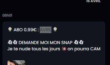 Analyse de Push MYM Fans