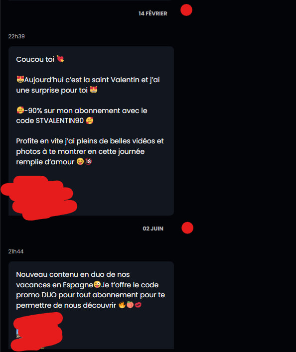 Analyse de Push MYM Fans