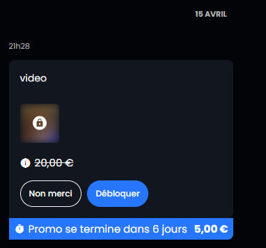 Analyse de Push MYM Fans