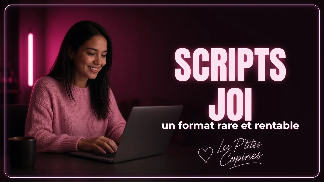 Scripts JOI pour MYM & OnlyFans : un format rare et ultra rentable